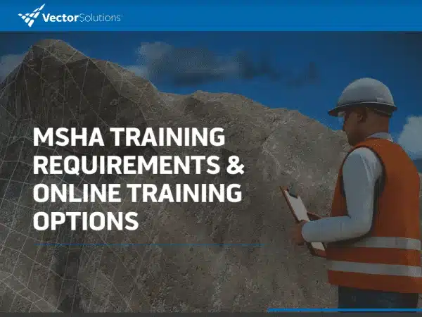 MSHA training requirements and online training options image