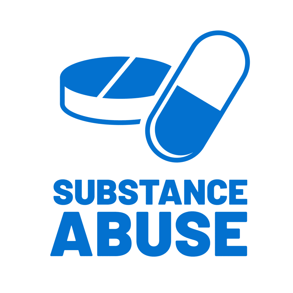 Substance Abuse Icon_Blue