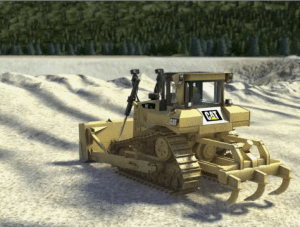 Image of Dozer at a Surface Mine