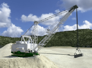 Image of Dragline at a Surface Mine