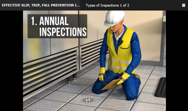 EHS Manager Performing an Annual Inspection Image