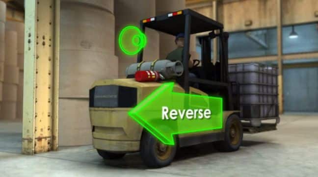 Forklift Reverse Image