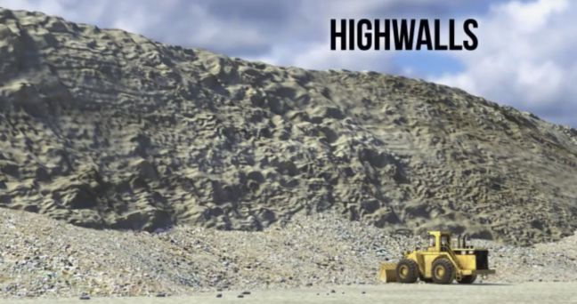 Surface Mining Highwalls Image