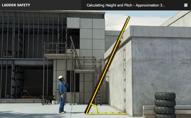 Ladder Safety Online Safety Training Course Image