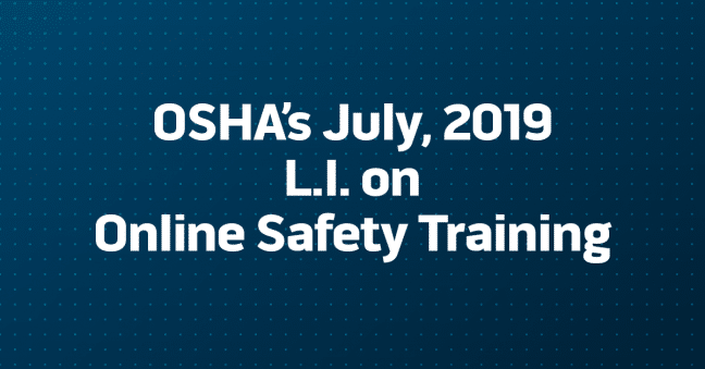 Image about OSHA Letter of Interpretation on Online Safety Training