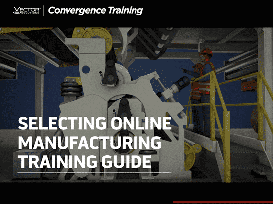 Selecting Online Manufacturing Training Guide Button