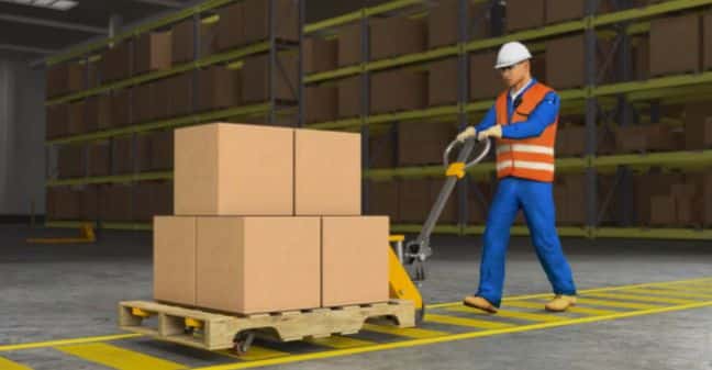 New Course Available Pallet Jack Safety Vector Solutions