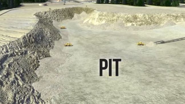 Surface Mining Pit Image