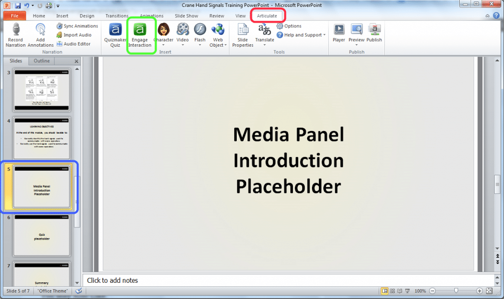 Adding an Engage Interaction to Your PowerPoint Presentation