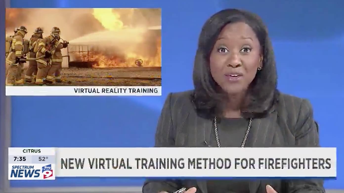 Tampa Bay News 9 Feature: “Pasco firefighters help create virtual reality training video”