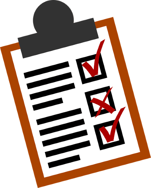 Contractor Post-Work Evaluation Checklist Image