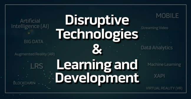 Disruptive Technologies and Learning & Development Image 