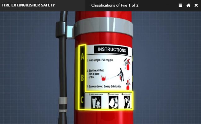 Different Types of Fire Extinguishers-Label Image