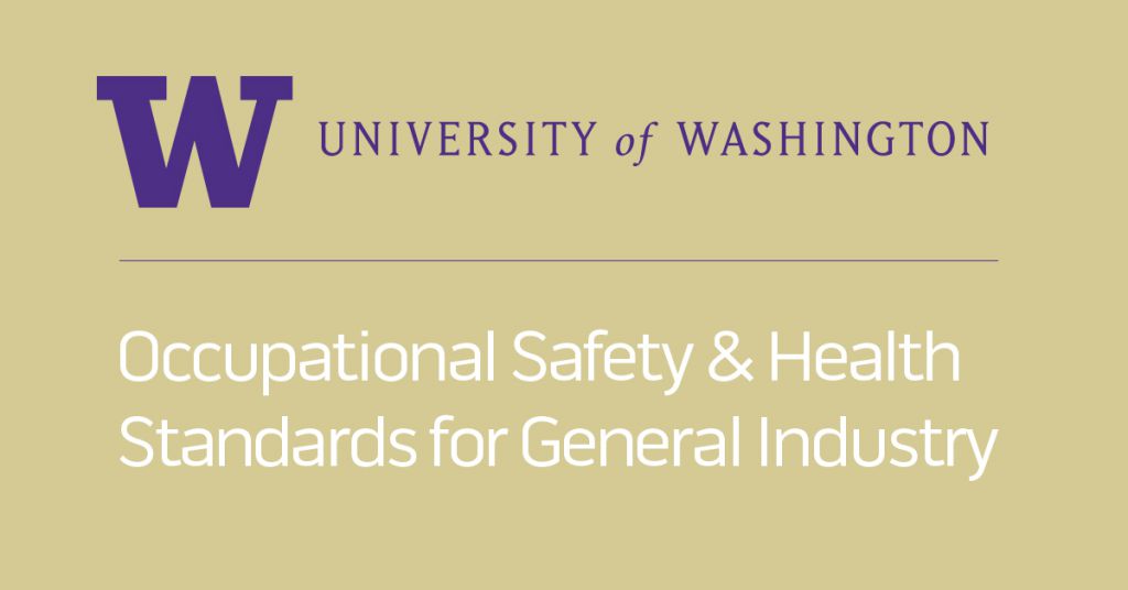 OSHA 511, Occupational Safety and Health Standards for General Industry