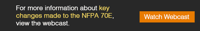  changes made to the NFPA 70E