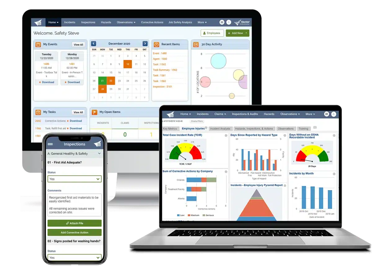 EHS management software and offline mobile app