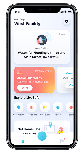 LiveSafe-Home Screen-graphical