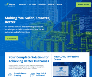 Vector Solutions Unites Brands, Launches New Website