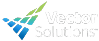 Logo for Vector Solutions, a company specializing in training and management solutions