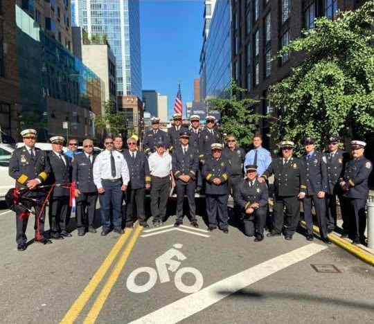 Firefighters in NYC for 9/11