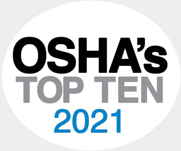 OSHA’s Top Ten List, 2021
