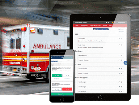 Ambulance and Check-It IPad Preview