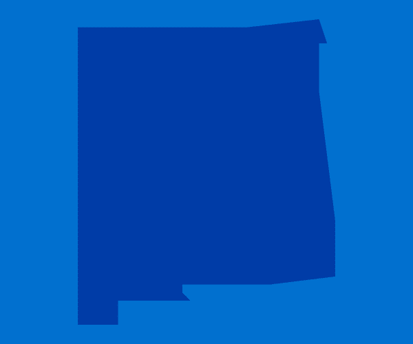 New Mexico state outline