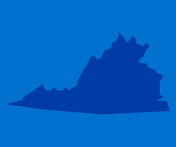 Virginia state outline