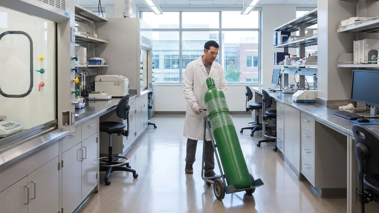Lab Safety Series: Handling Compressed Gas Cylinders