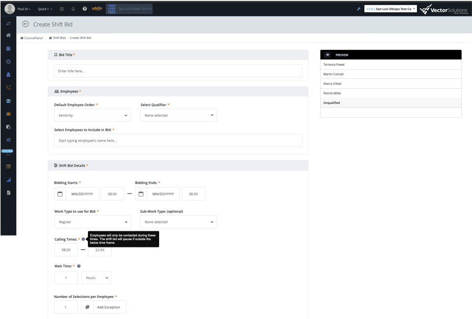 New Enhancements to Vector’s Law Enforcement Scheduling Software ...