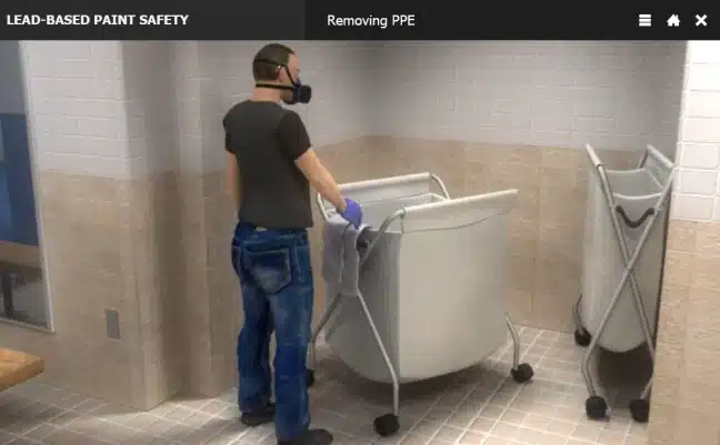 Removing PPE course video screenshot