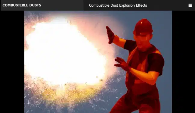 Combustible Dust Explosion Effects course video screenshot