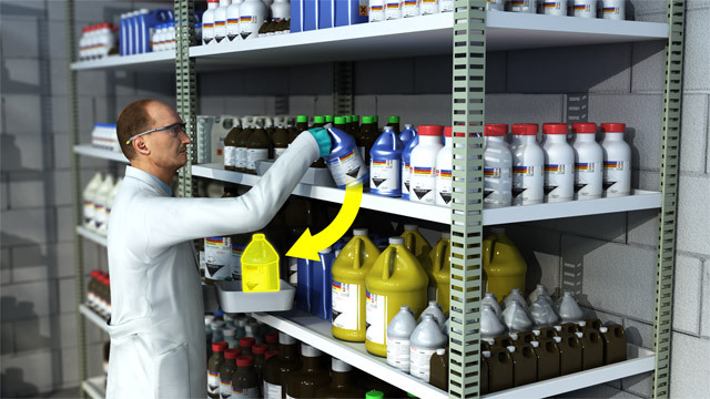 Storage and Handling of Corrosives for Schools