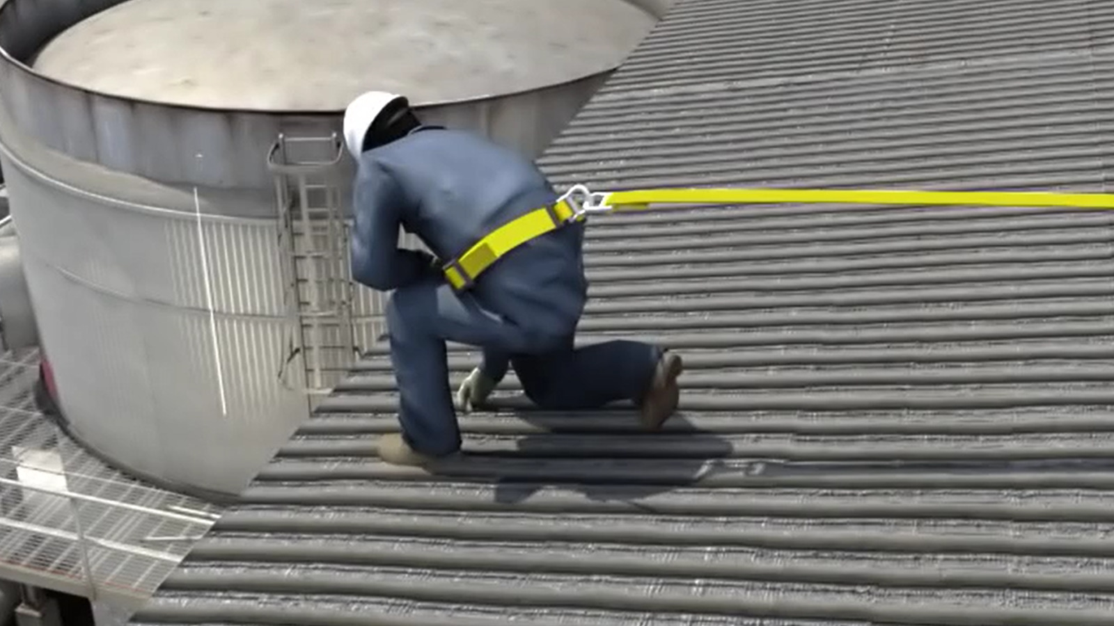 Microlearning Course: Fall Protection: How to Put On a Body Harness for Schools