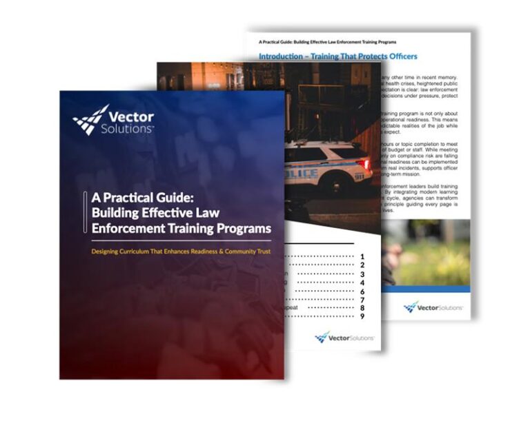 A Practical Guide: Building Effective Law Enforcement Training Programs