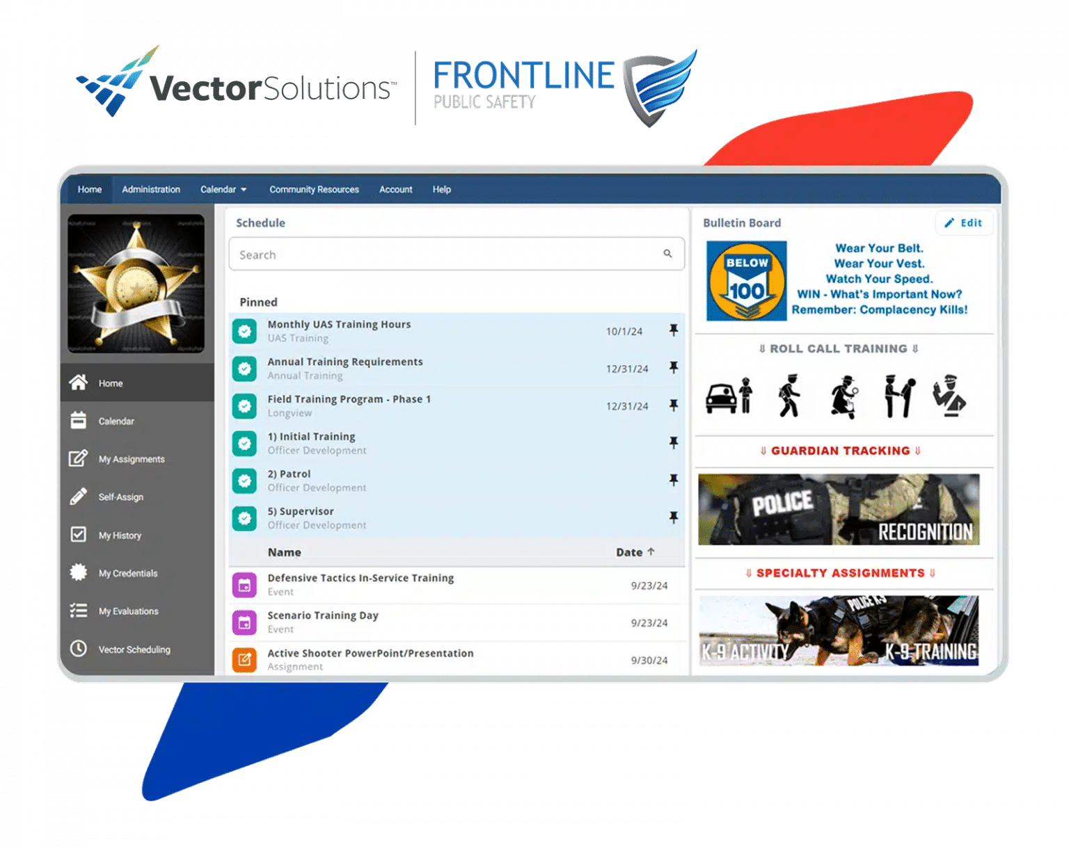 Purpose-Built Police Training Management Software