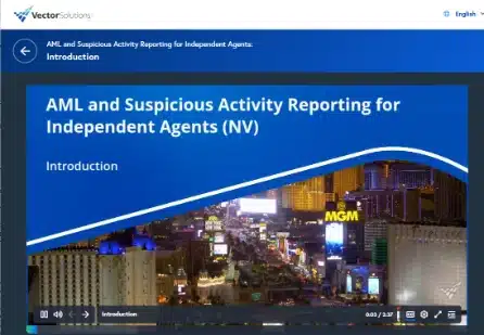 AML and Suspicious Activity Reporting for Independent Agents (NV)